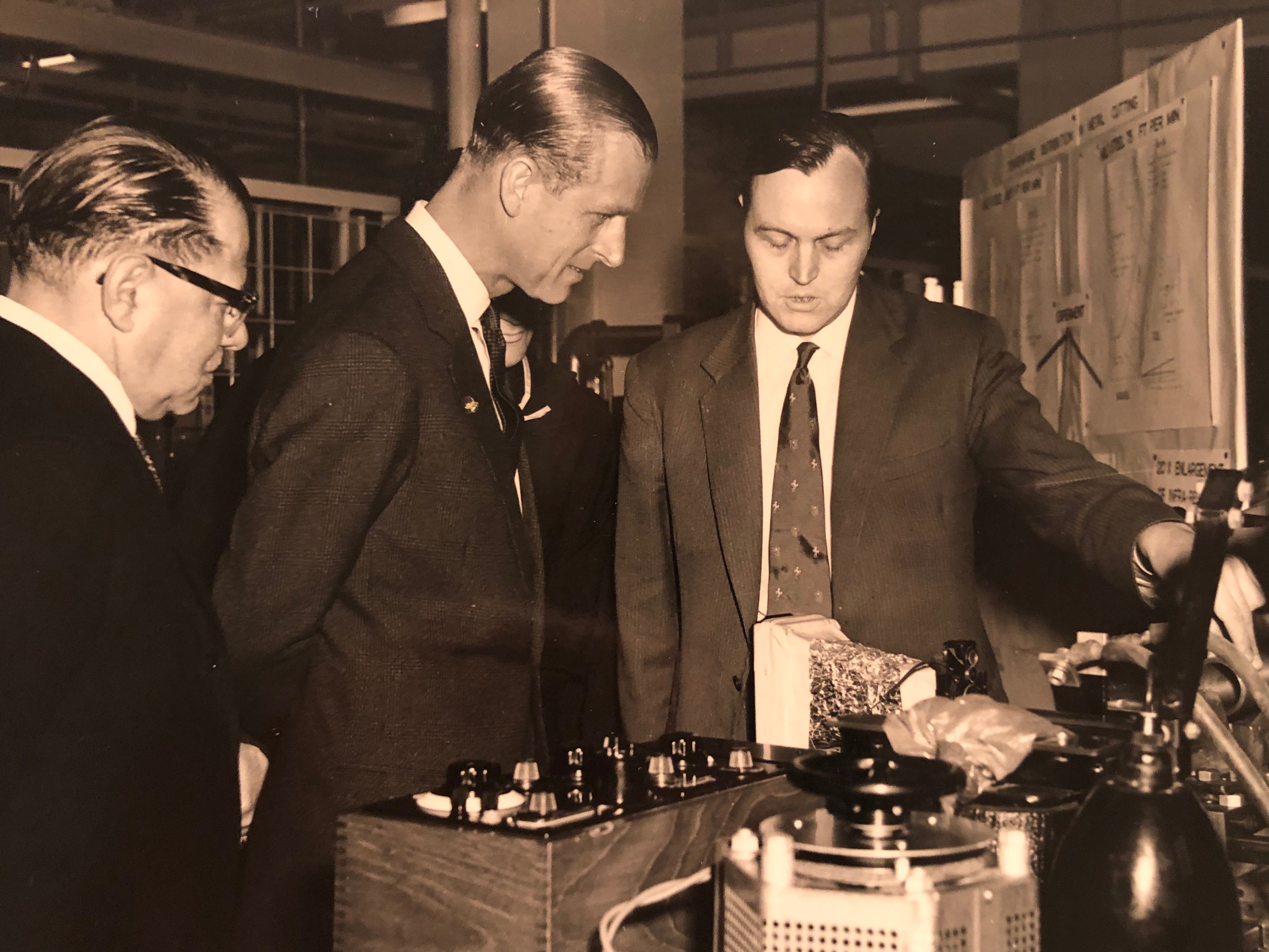 Geoffrey Boothroyd with Prince Philip